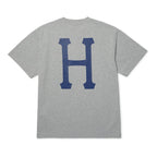 T-shirt HUF Classic H SS Heather Grey Navy - Huf h Ss