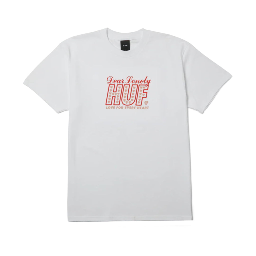 T-shirt HUF Lonely Hearts SS White - Huf Ss - Insidshop.com