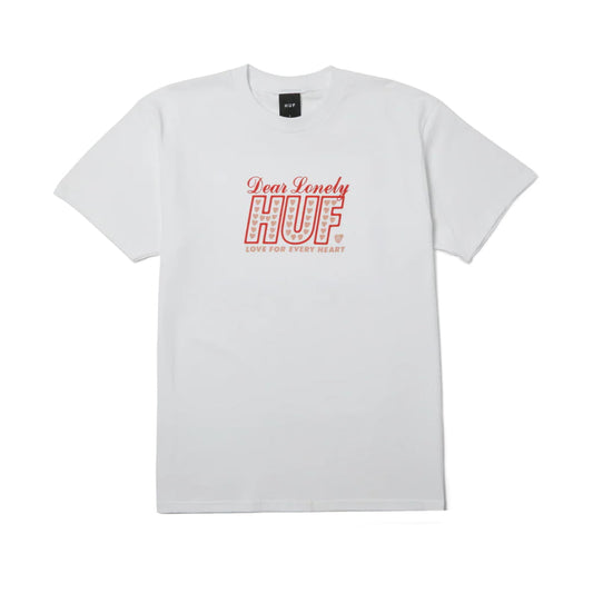T-shirt HUF Lonely Hearts SS White - Huf Ss - Insidshop.com