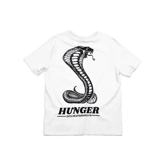 T-shirt HUNGER Cobra White - Hunger Félix Black