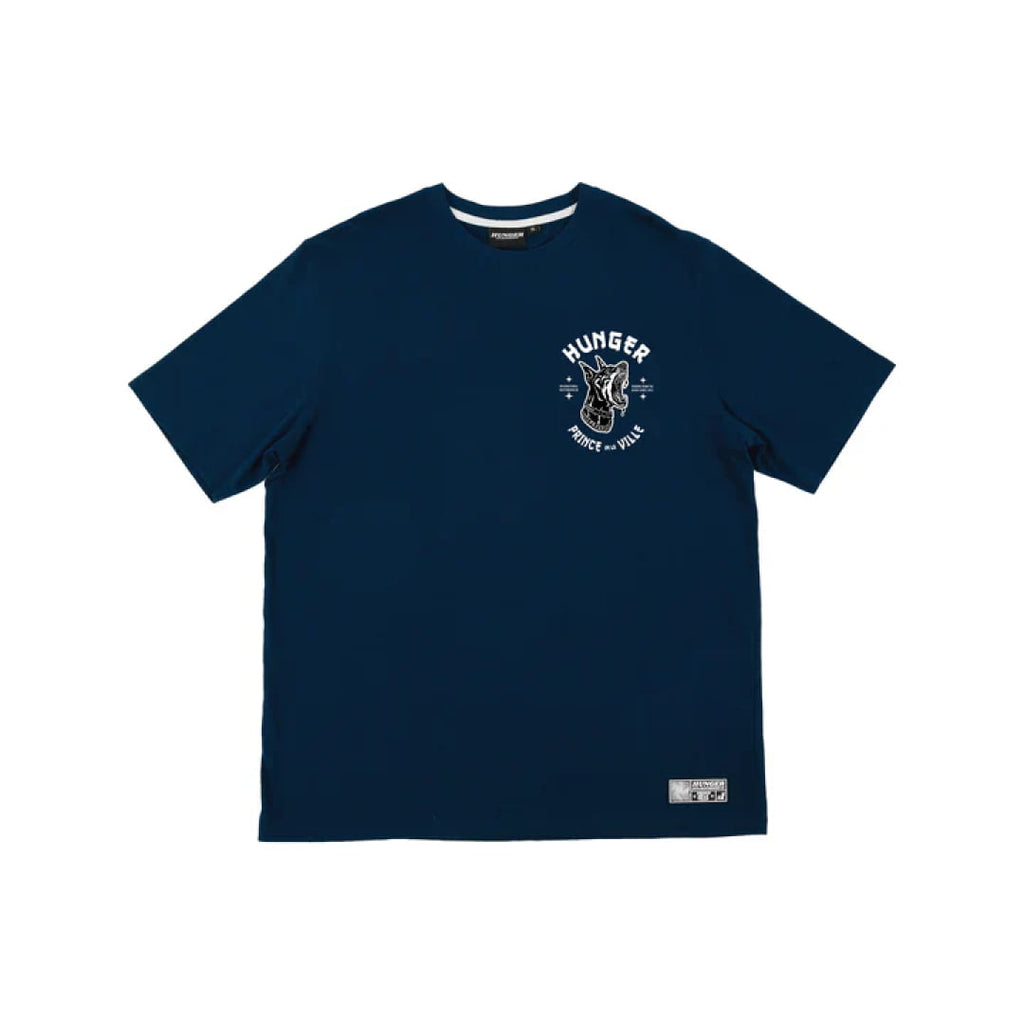 T-shirt HUNGER Sasha Navy Blue - Hunger Félix Black