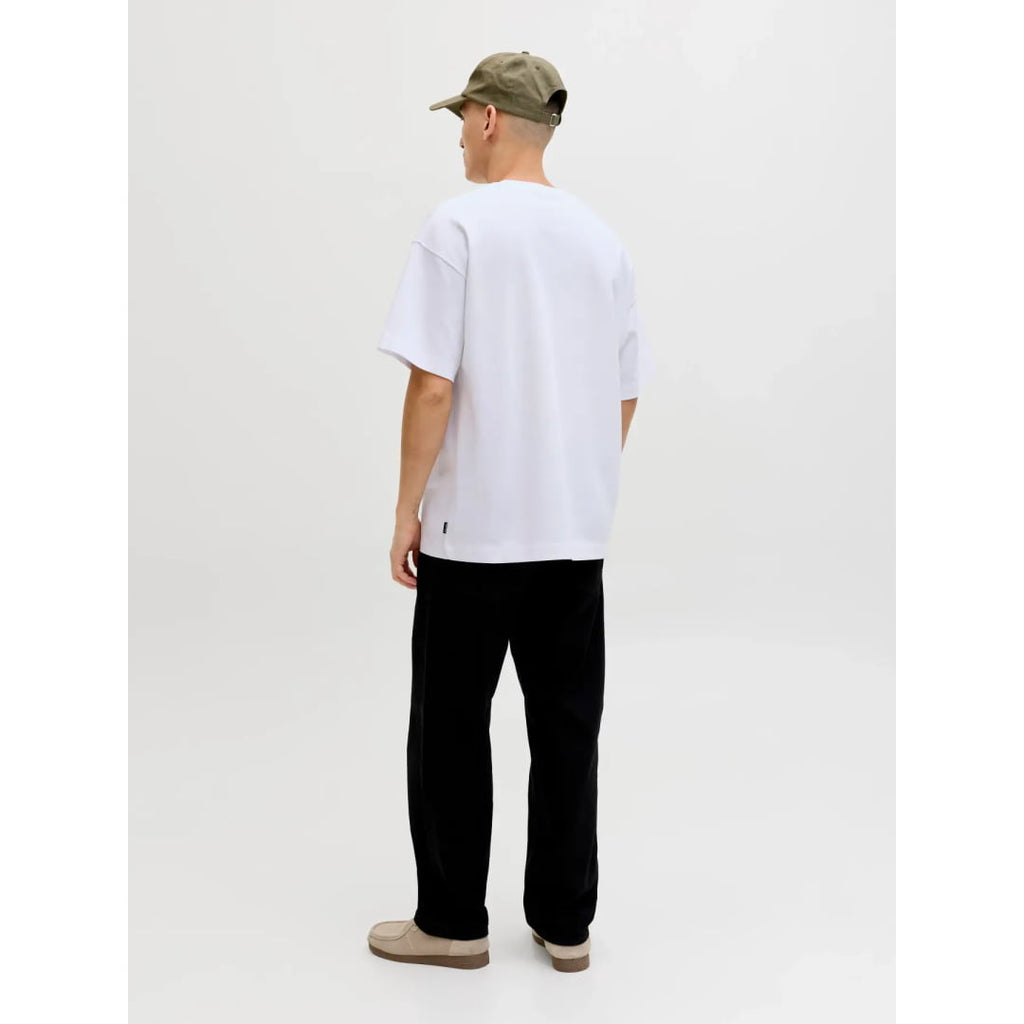 T-shirt Jack & Jones JJEBARRON SS O-Neck White - Jjebarron