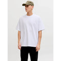 T-shirt Jack & Jones JJEBARRON SS O-Neck White - Jjebarron