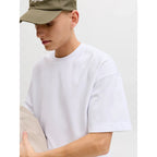 T-shirt Jack & Jones JJEBARRON SS O-Neck White - Jjebarron