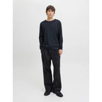 T shirt Jack & Jones JJEOrganic LS Basic Navy Blazer Shirt