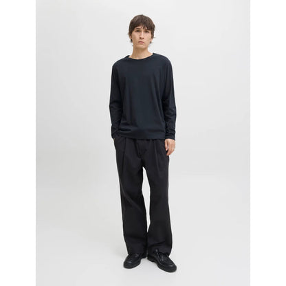 T shirt Jack & Jones JJEOrganic LS Basic Navy Blazer Shirt