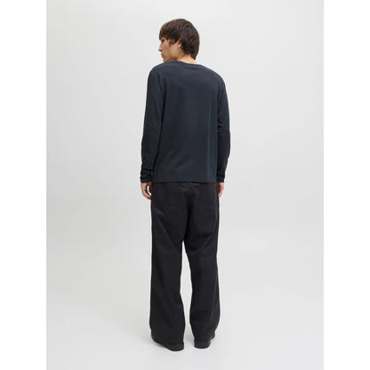 T shirt Jack & Jones JJEOrganic LS Basic Navy Blazer Shirt