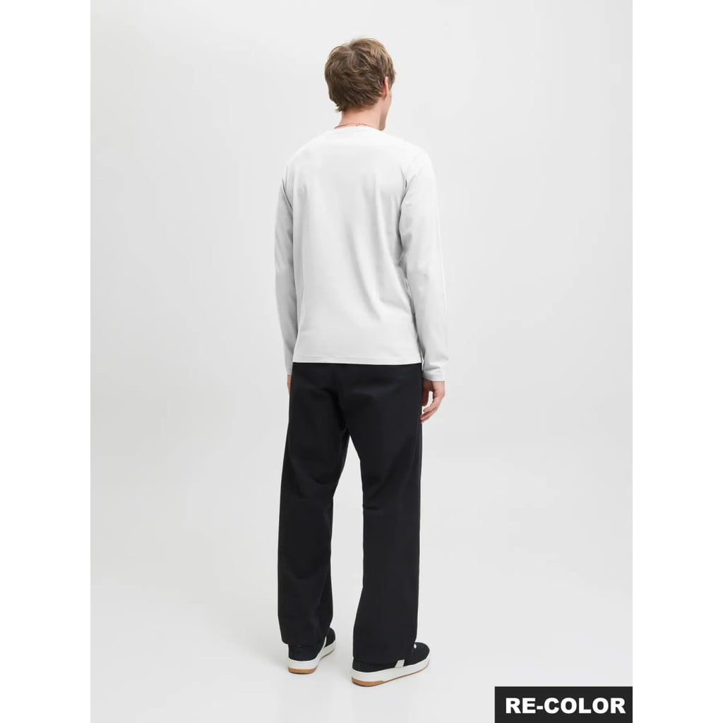 T shirt Jack & Jones JJEOrganic LS Basic White Shirt