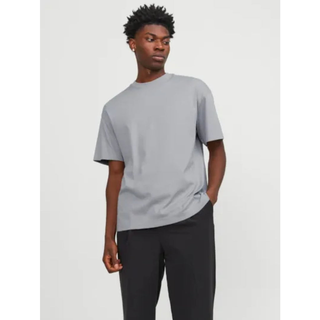 T-shirt Jack & Jones JJEURBAN Edge SS O-Neck Ultimate Grey