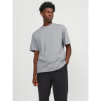 T-shirt Jack & Jones JJEURBAN Edge SS O-Neck Ultimate Grey