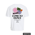 T-shirt Jack & Jones Jordimancherie C.N FT0625 Bright White