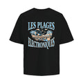T-shirt Jack & Jones JORLES Plages SMU Black - Jorles Smu