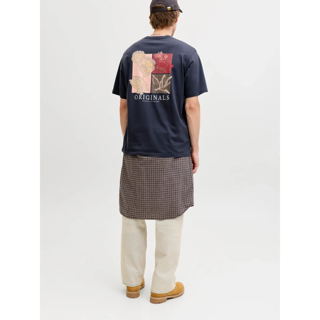 T-shirt Jack & Jones JORMONTAUK AOP Back SS Crew Neck