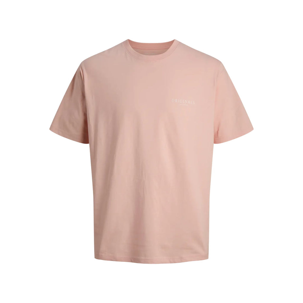 T-shirt Jack & Jones JORMONTAUK AOP Back SS Crew Neck Peach