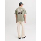 T-shirt Jack & Jones JORMONTAUK AOP Back SS Crew Neck