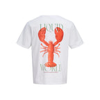 T-shirt Jack & Jones JOROCEAN SS Crew Neck Bright White