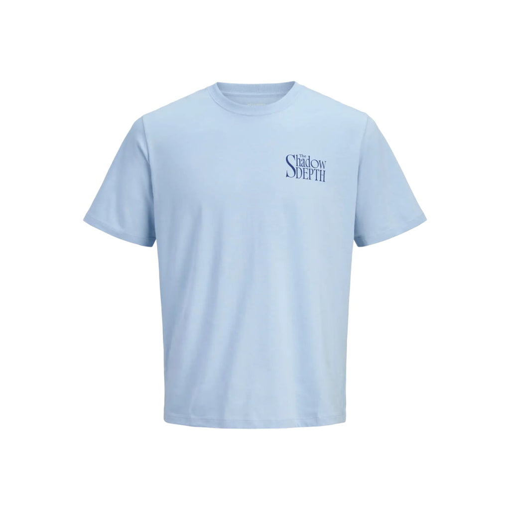 T-shirt Jack & Jones JOROCEAN SS Crew Neck Chambray Blue