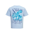 T-shirt Jack & Jones JOROCEAN SS Crew Neck Chambray Blue