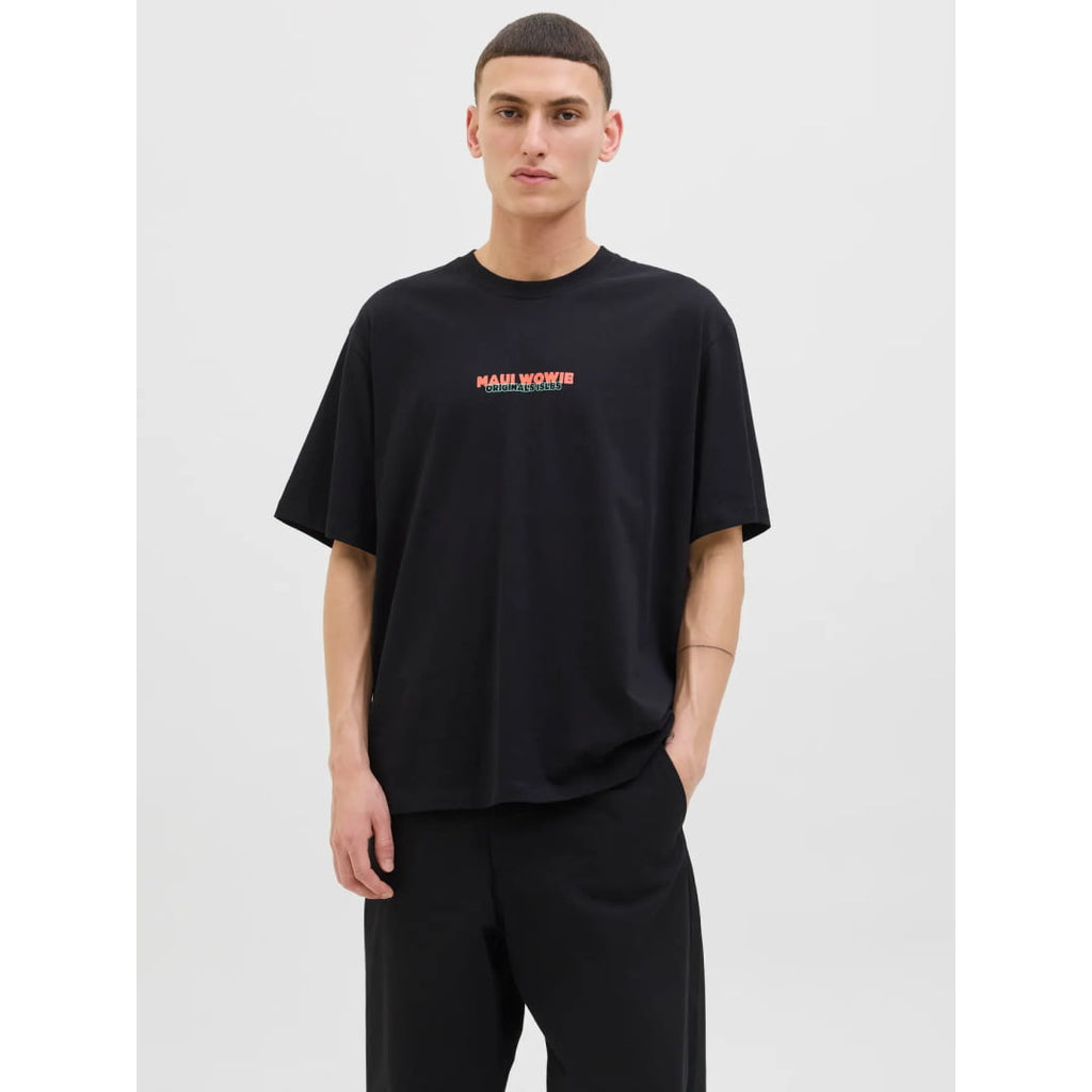 T-Shirt Jack & Jones JORWOWIE TG Black - T-shirt Jorwowie