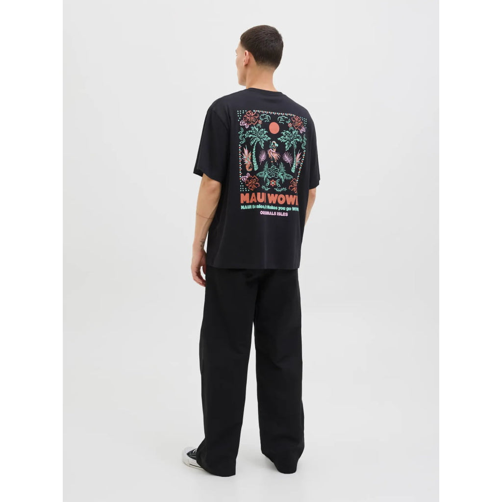 T-Shirt Jack & Jones JORWOWIE TG Black - T-shirt Jorwowie