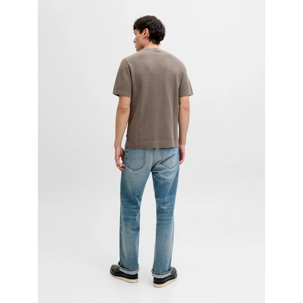 T-shirt Jack & Jones JPRBLURILEY Knit Crew Neck SS Morel