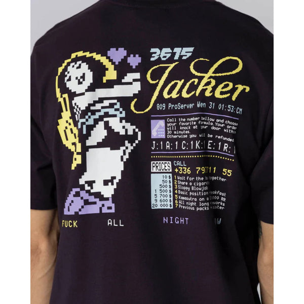 T-shirt Jacker 3615 Purple - Insidshop.com