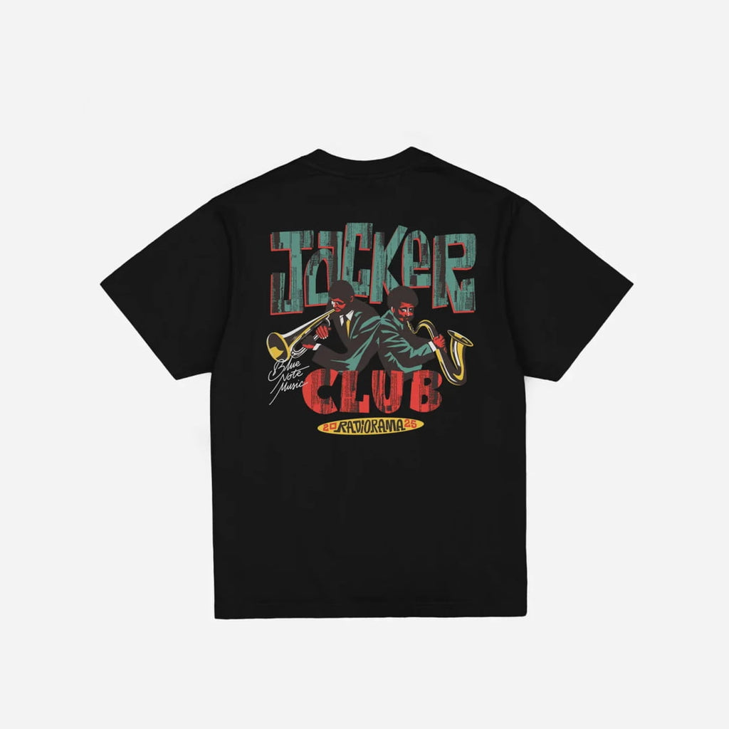 T-shirt Jacker Blue Note Black - Inferno Washed