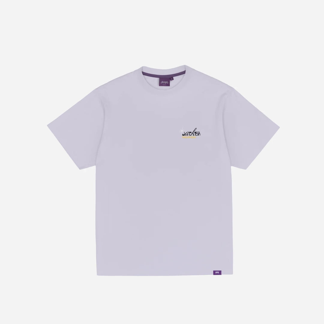 T-shirt Jacker Bristol Purple - Inferno Black Washed