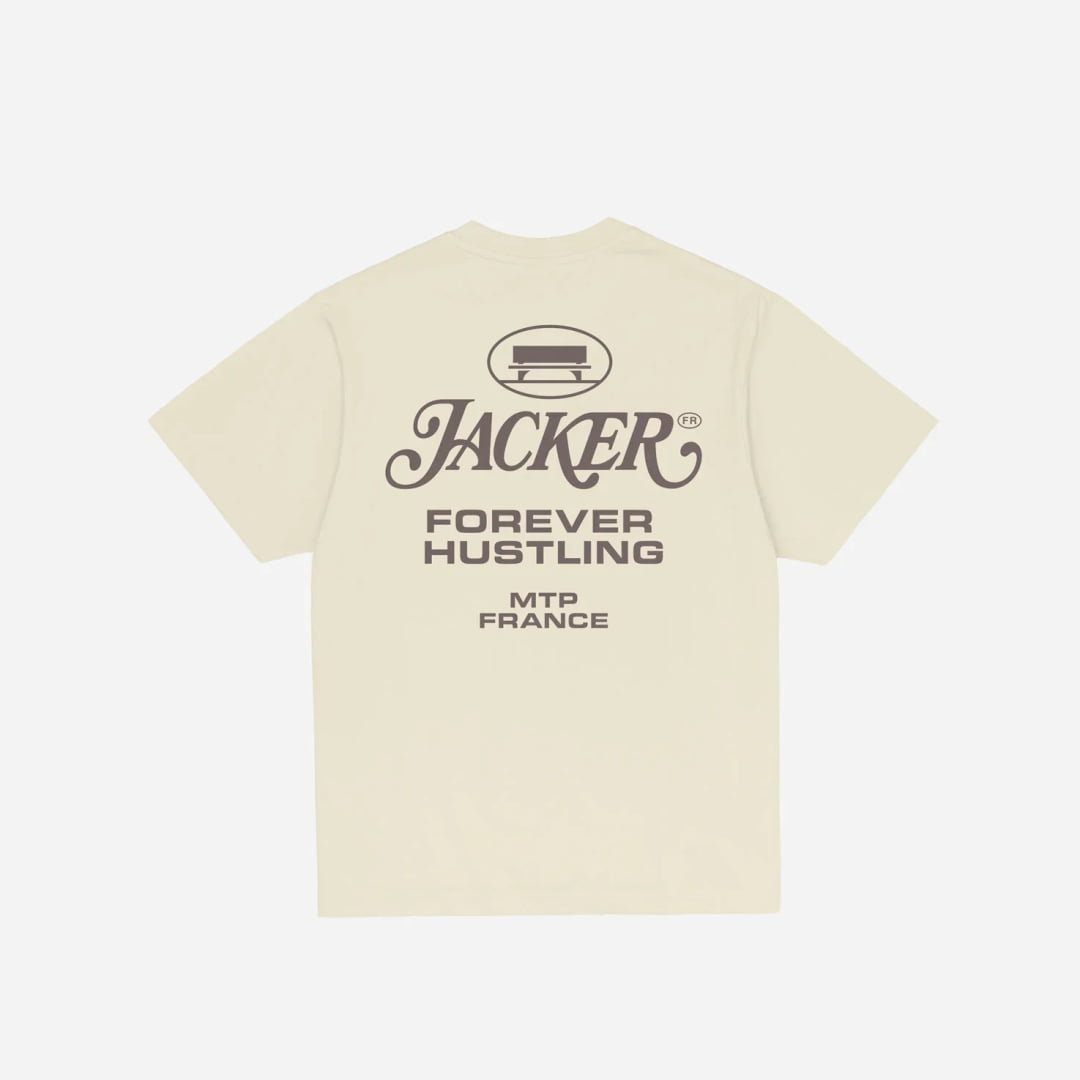 T-Shirt Jacker Collective Beige - Black - Insidshop.com