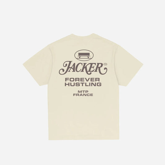 T-Shirt Jacker Collective Beige - Black - Insidshop.com