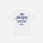 T-shirt Jacker Collective White - Inferno Black Washed