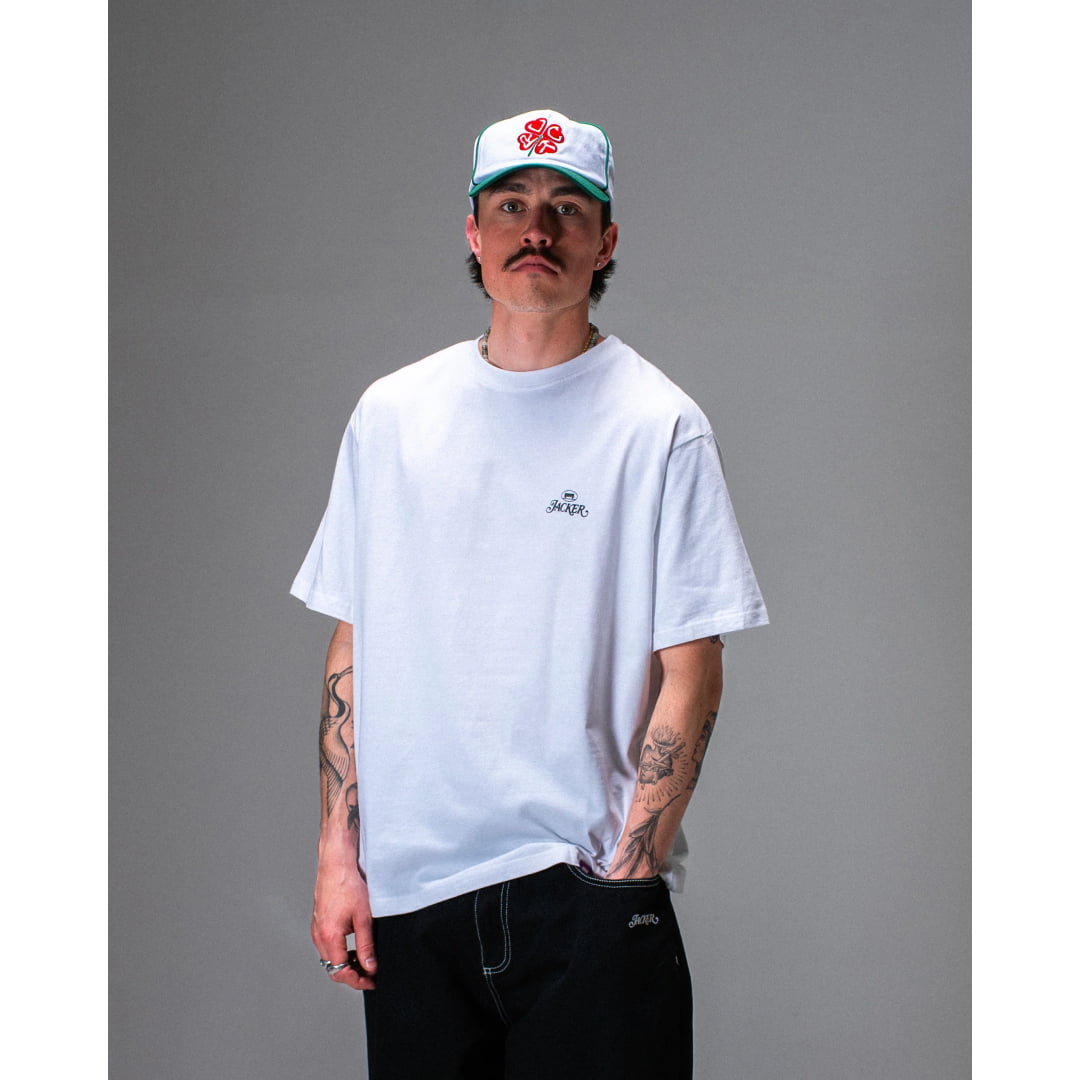 T-shirt Jacker Collective White - Insidshop.com