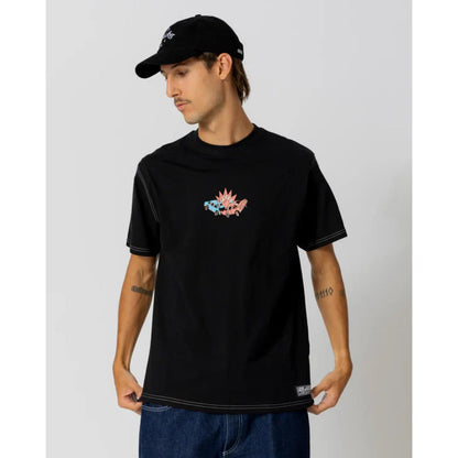 T-shirt Jacker Crash Car Black - Lobster Service Purple