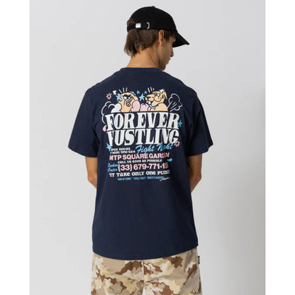T-shirt Jacker Fight Navy - Lobster Service Purple