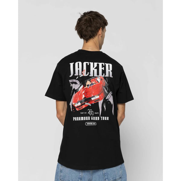 T-shirt Jacker Grand Tour Black - Memories Brown -