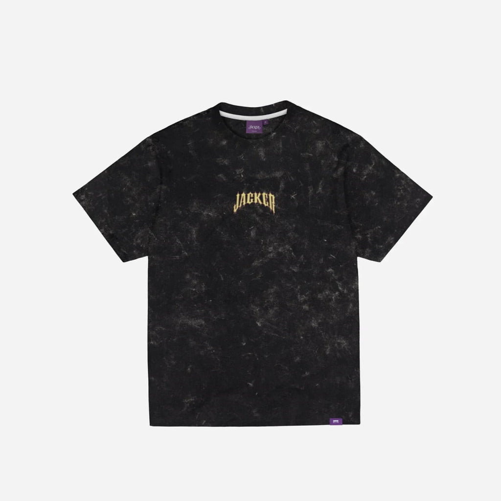 T-shirt Jacker Inferno Black Washed - Insidshop.com