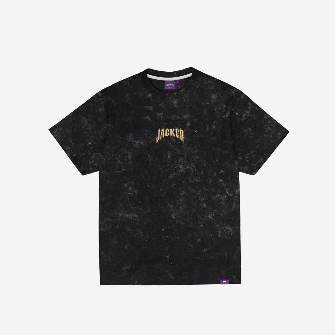 T-shirt Jacker Inferno Black Washed - Insidshop.com