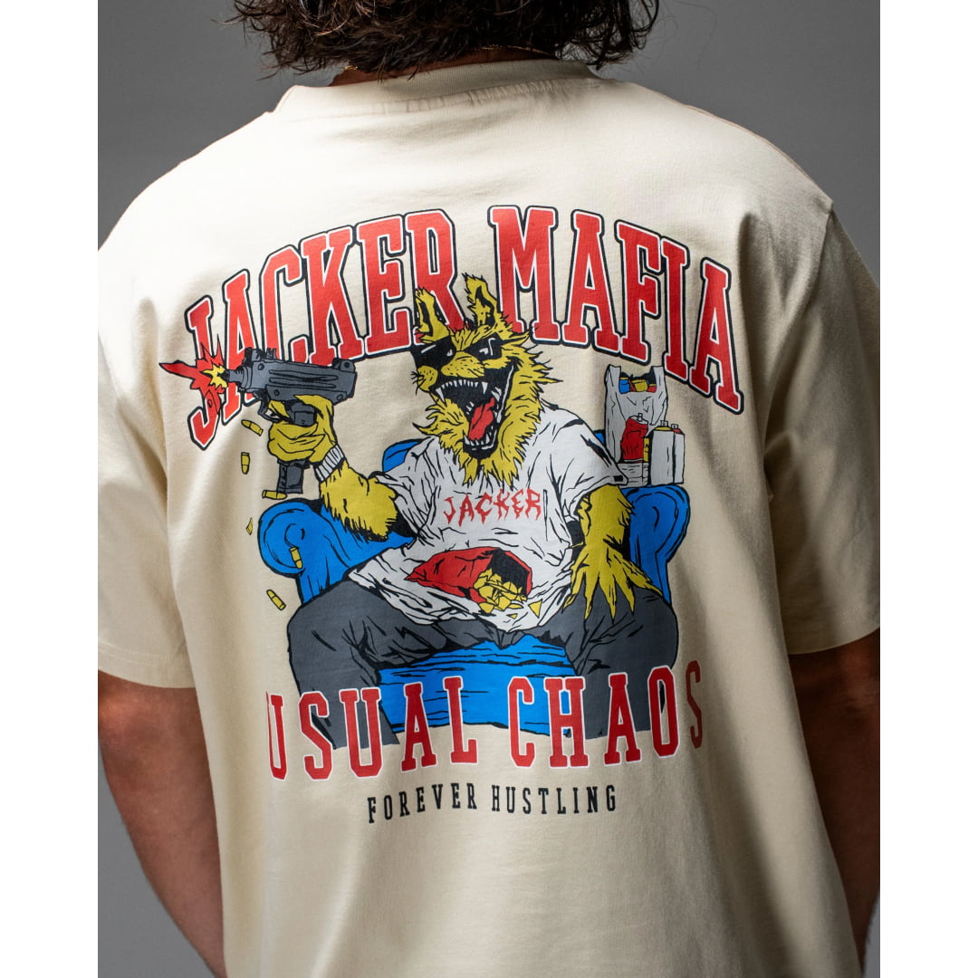 T-shirt Jacker Instinct Beige - Insidshop.com