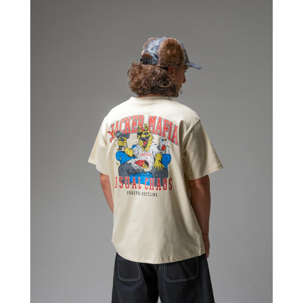 T-shirt Jacker Instinct Beige - Insidshop.com