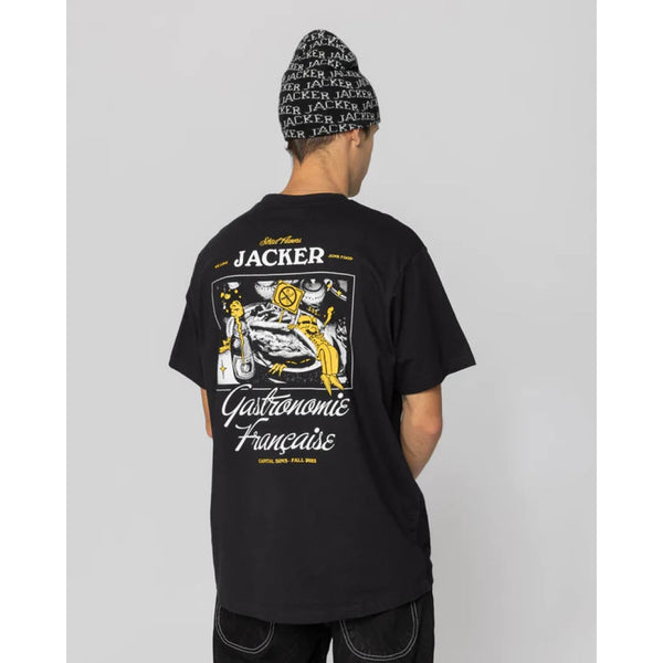 T-shirt Jacker Junk Food Black - Insidshop.com