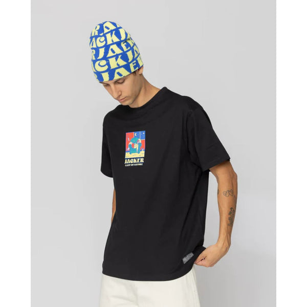 T-shirt Jacker Lazy Black - Insidshop.com