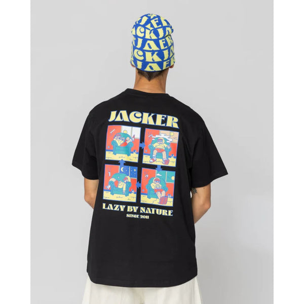 T-shirt Jacker Lazy Black - Insidshop.com