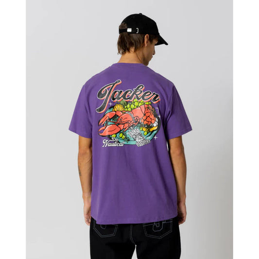 T-shirt Jacker Lobster Service Purple - Insidshop.com