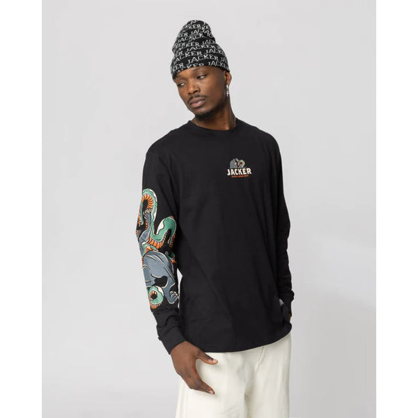 T-shirt Jacker Long Sleeves Haters Black - Insidshop.com