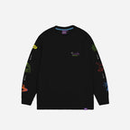 T-shirt Jacker LS Bristol Black - Inferno Washed