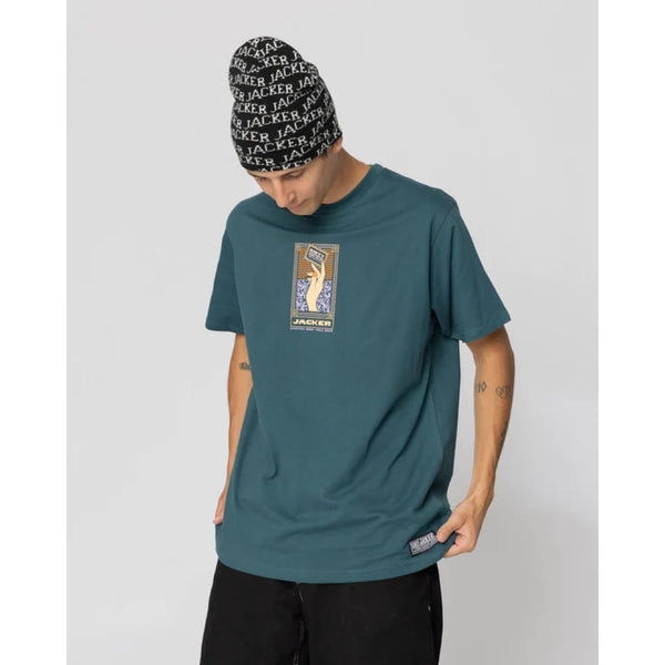 T-shirt Jacker Lust Dark Teal - Insidshop.com
