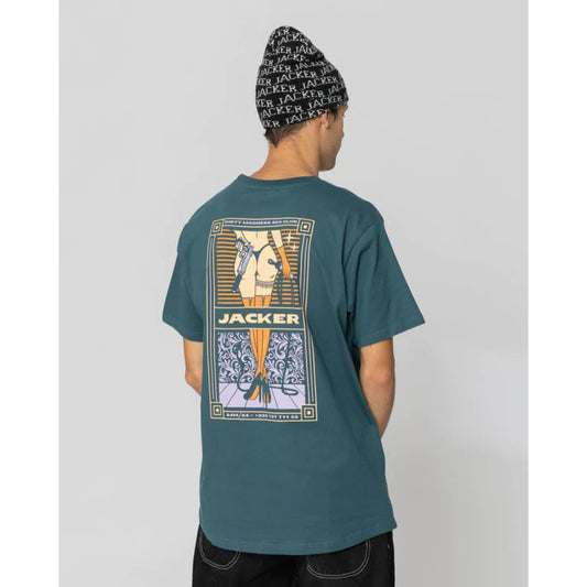 T-shirt Jacker Lust Dark Teal - Insidshop.com