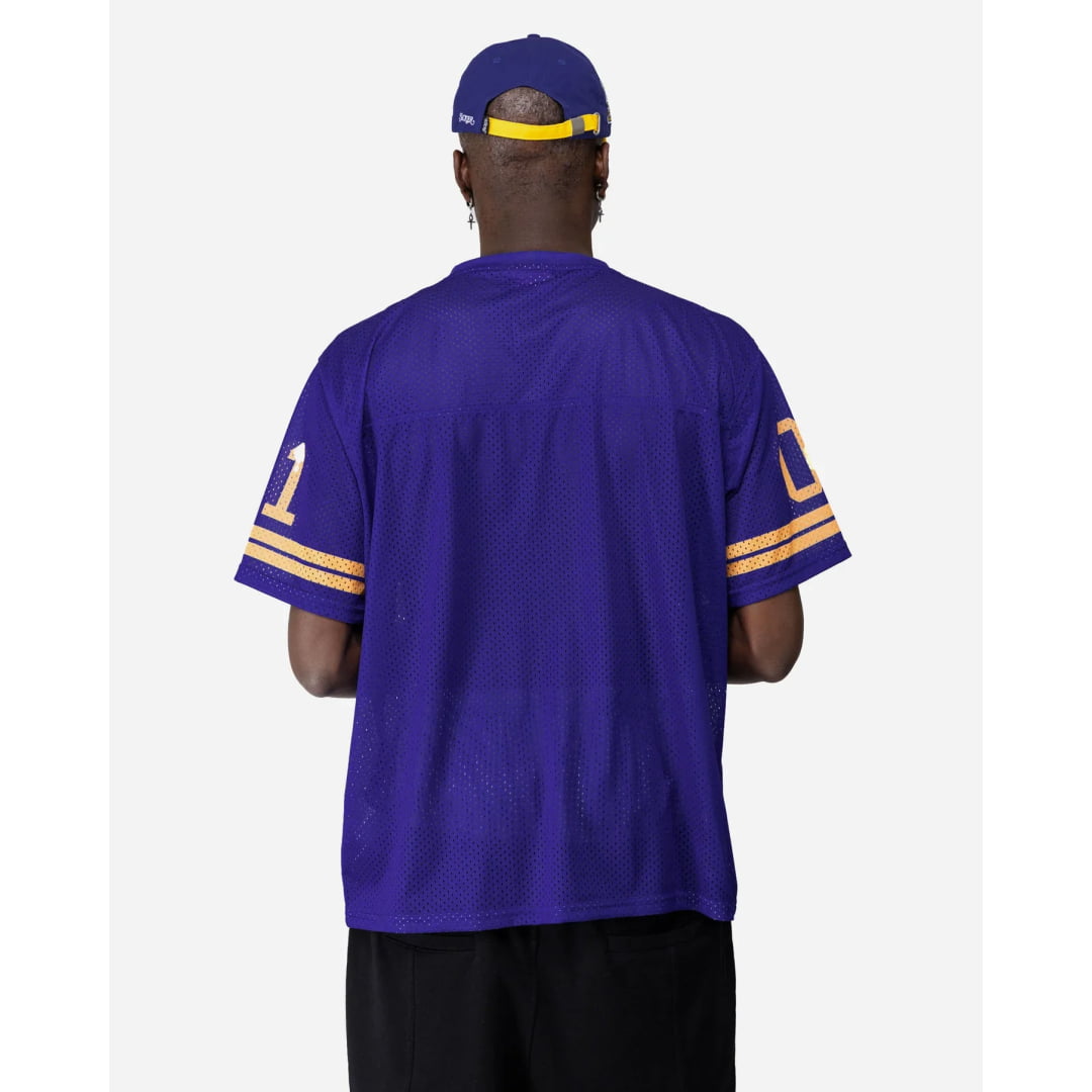 T-shirt Jacker Mesh Blue - Short Black - Insidshop.com