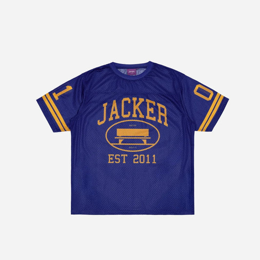 T-shirt Jacker Mesh Blue - Short Black - Insidshop.com