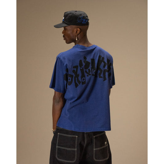 T-shirt Jacker Mirror Mazer Dyed Blue - Insidshop.com